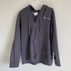 Champion zip up sweatshirt